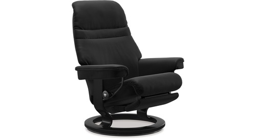 Stressless® Sunrise Leather Recliner - Classic Power Leg & Back - 2 Sizes Available - Special Buy